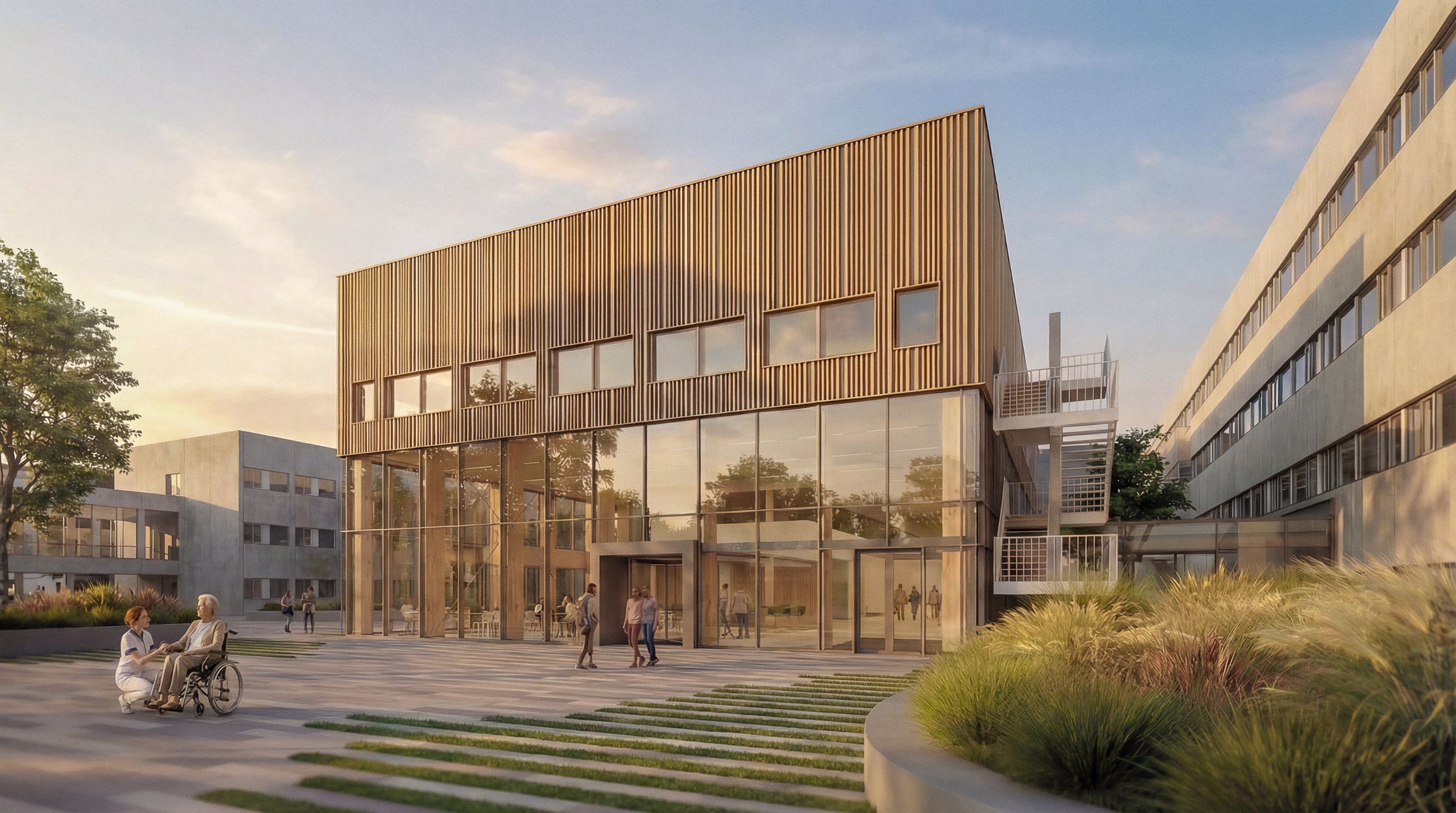 Artist impression van het vernieuwde entreegebied — beeld 1